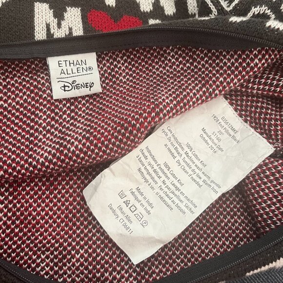 Ethan Allen Mickey Mouse 1928 Pillow Cover - Picture 2 of 2